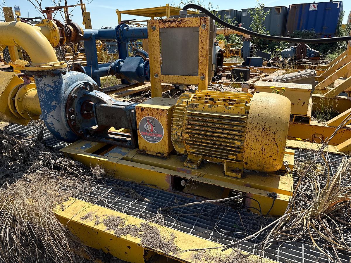 Used Forum 8x6x14 Transfer Pump With a Baldor T30 75 Horsepower Electric Motor