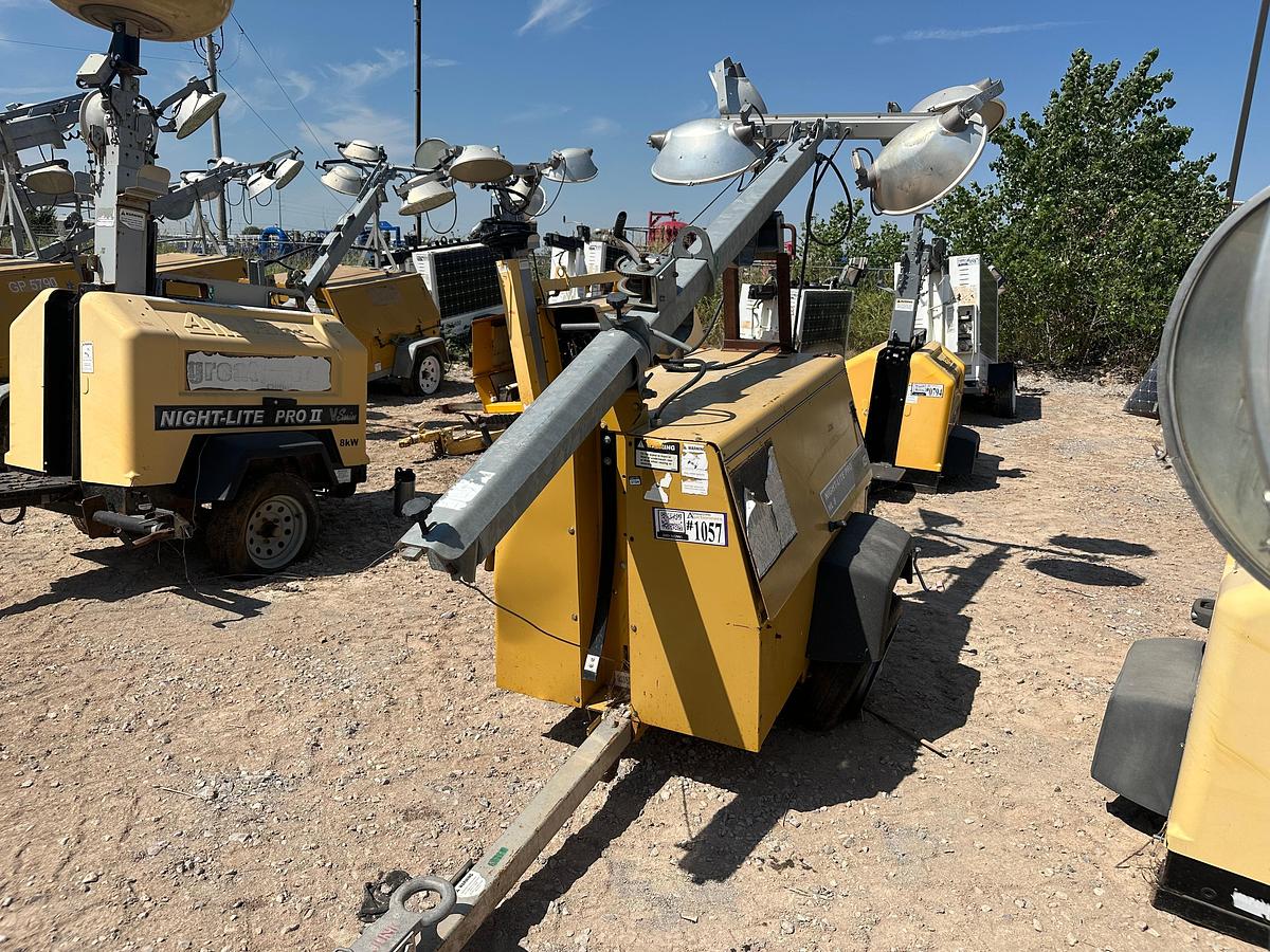 Used Allmand Night-Lite Pro 8 KW Light Plant with CAT Engine