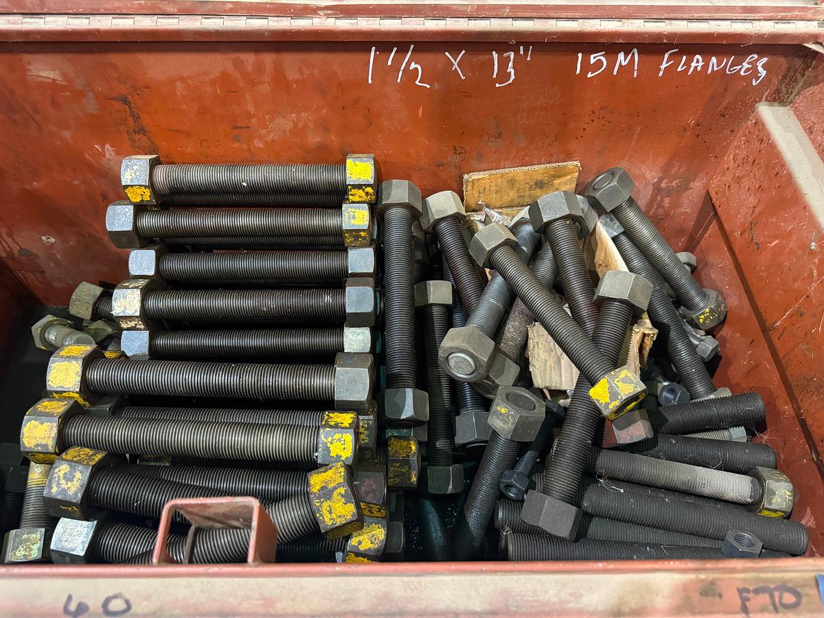 Used Jobox with Large Number of 1 1/2 x 13 15M BOP Bolts