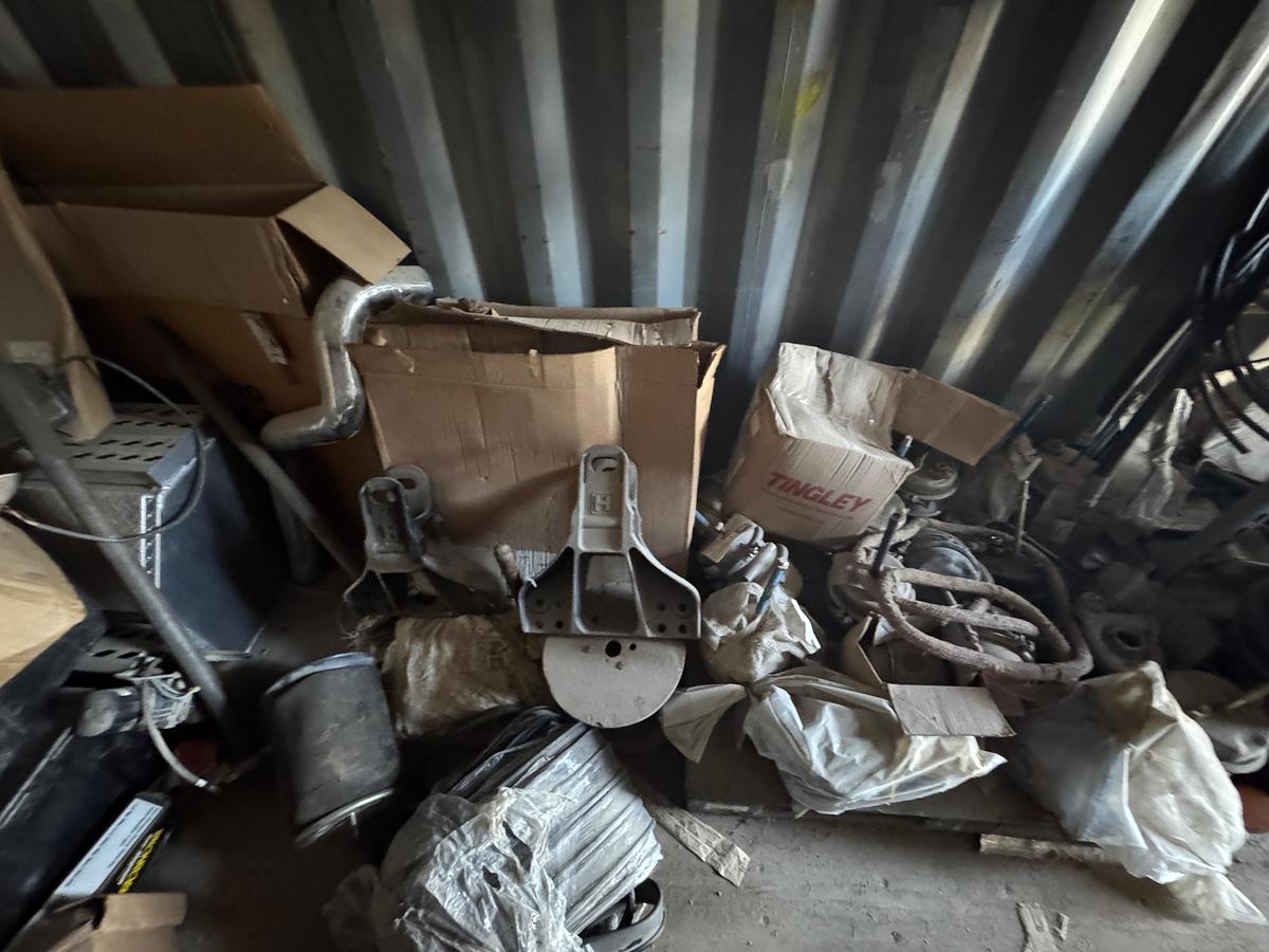 Used 20' Conex Shipping Container with Contents