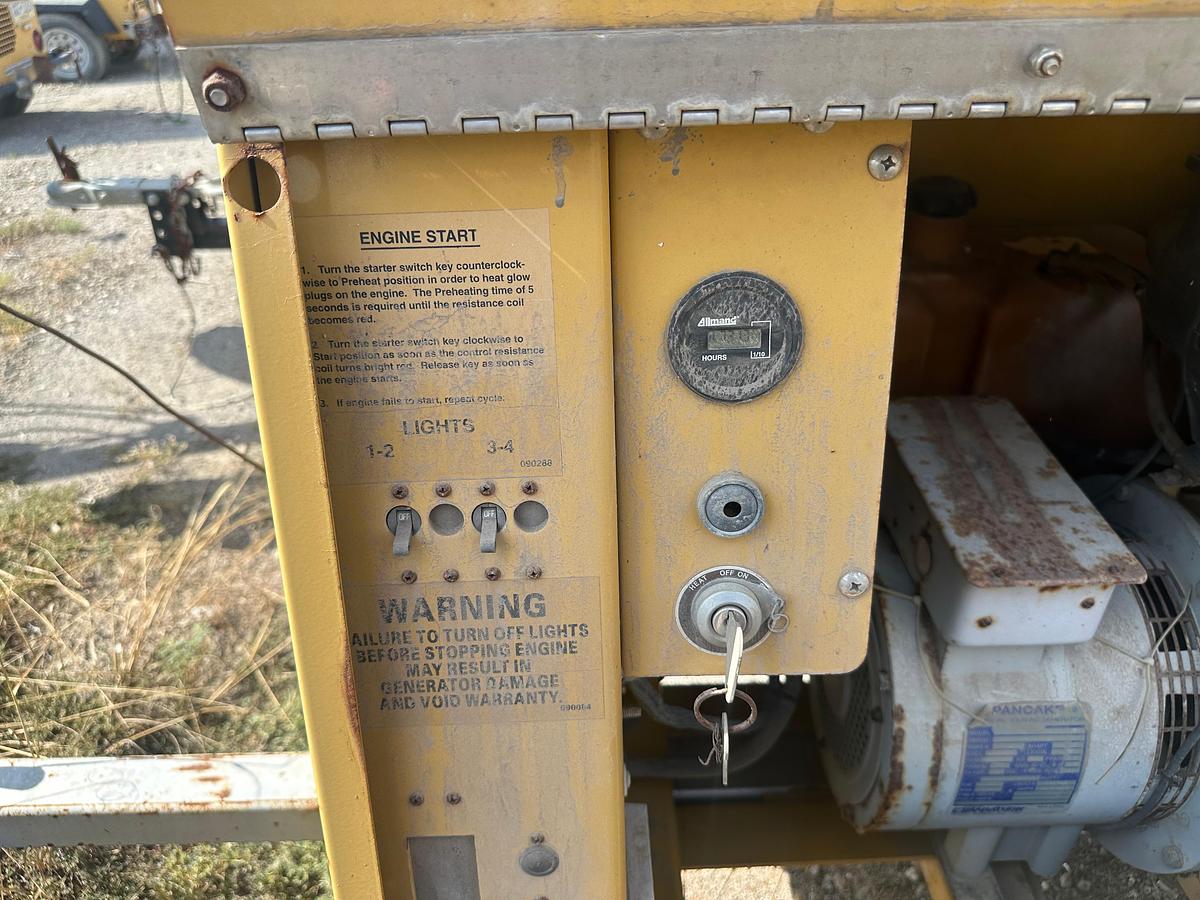 Used Allmand Night-Lite Pro NL 8 8KW Light Plant with CAT Engine