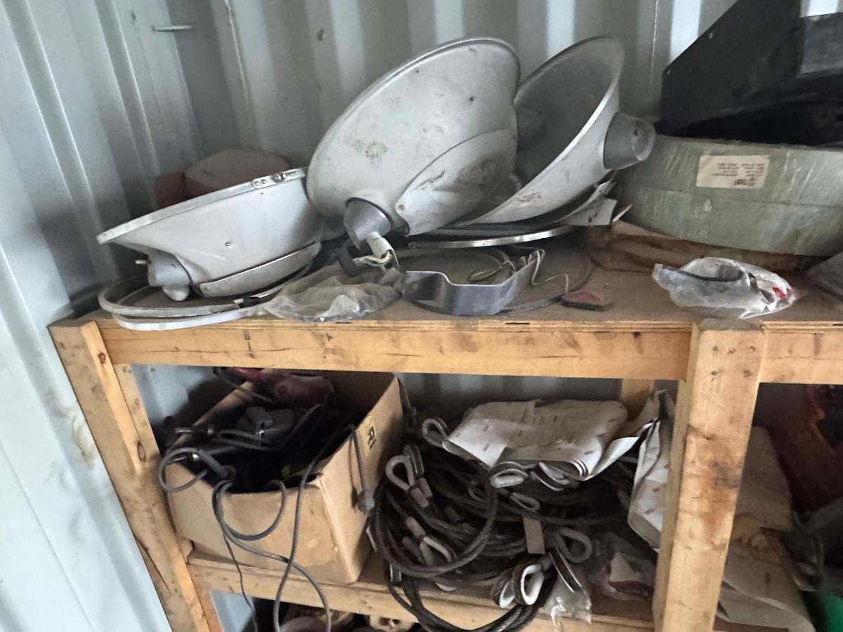 Used 20' Conex Shipping Container with Contents