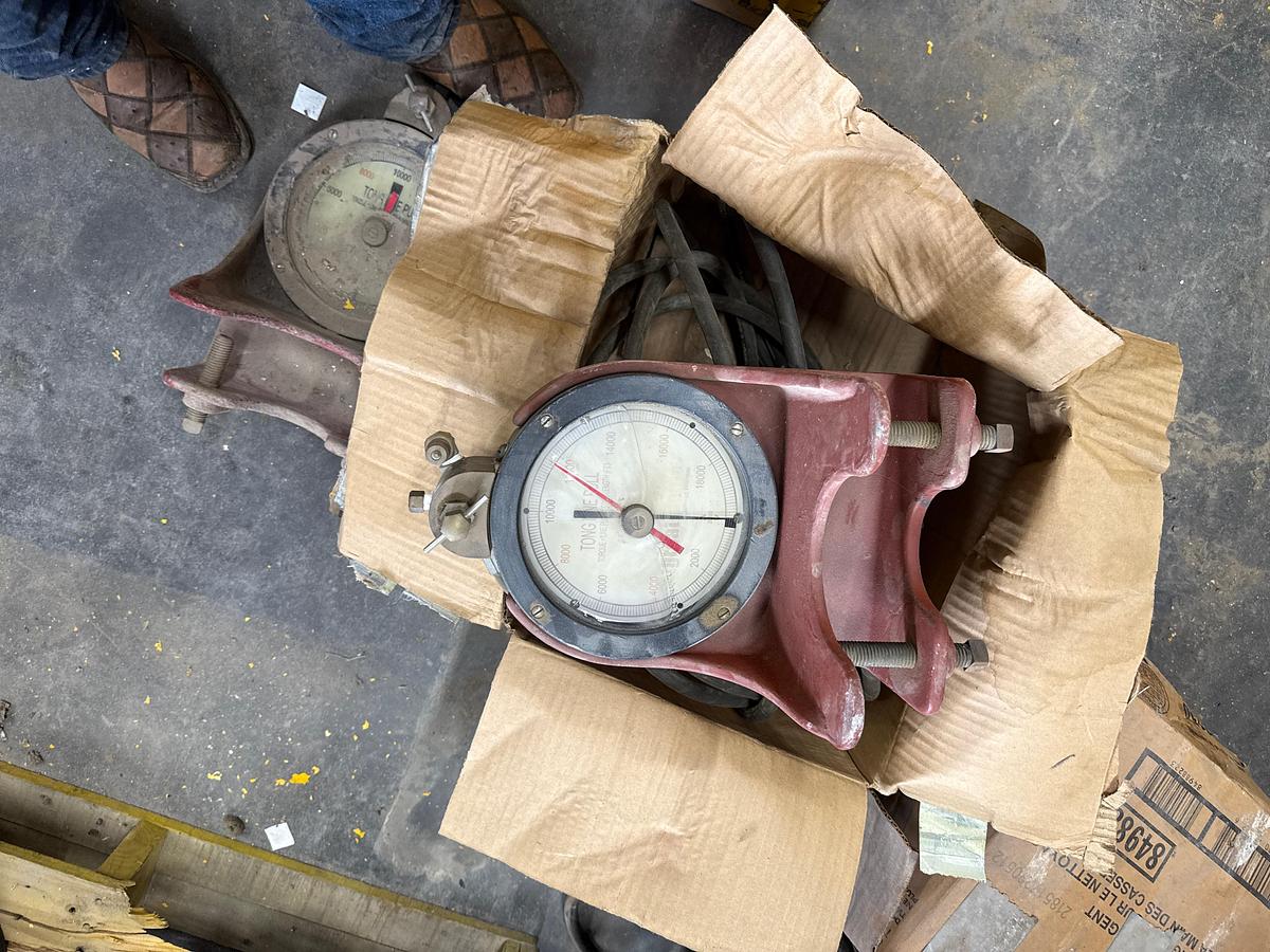 Used Tong Line Pull Gauge