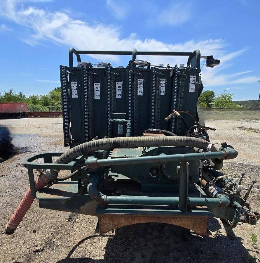 Used Acid Tank Truck Bed with Weatherford Triplex Pump