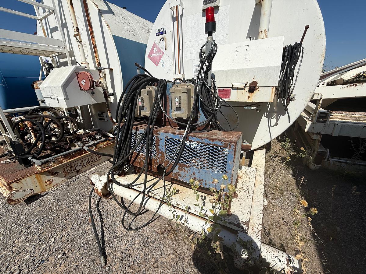 Used APPROX. 10,000 Gallon Diesel Tank with Pump - Skidded