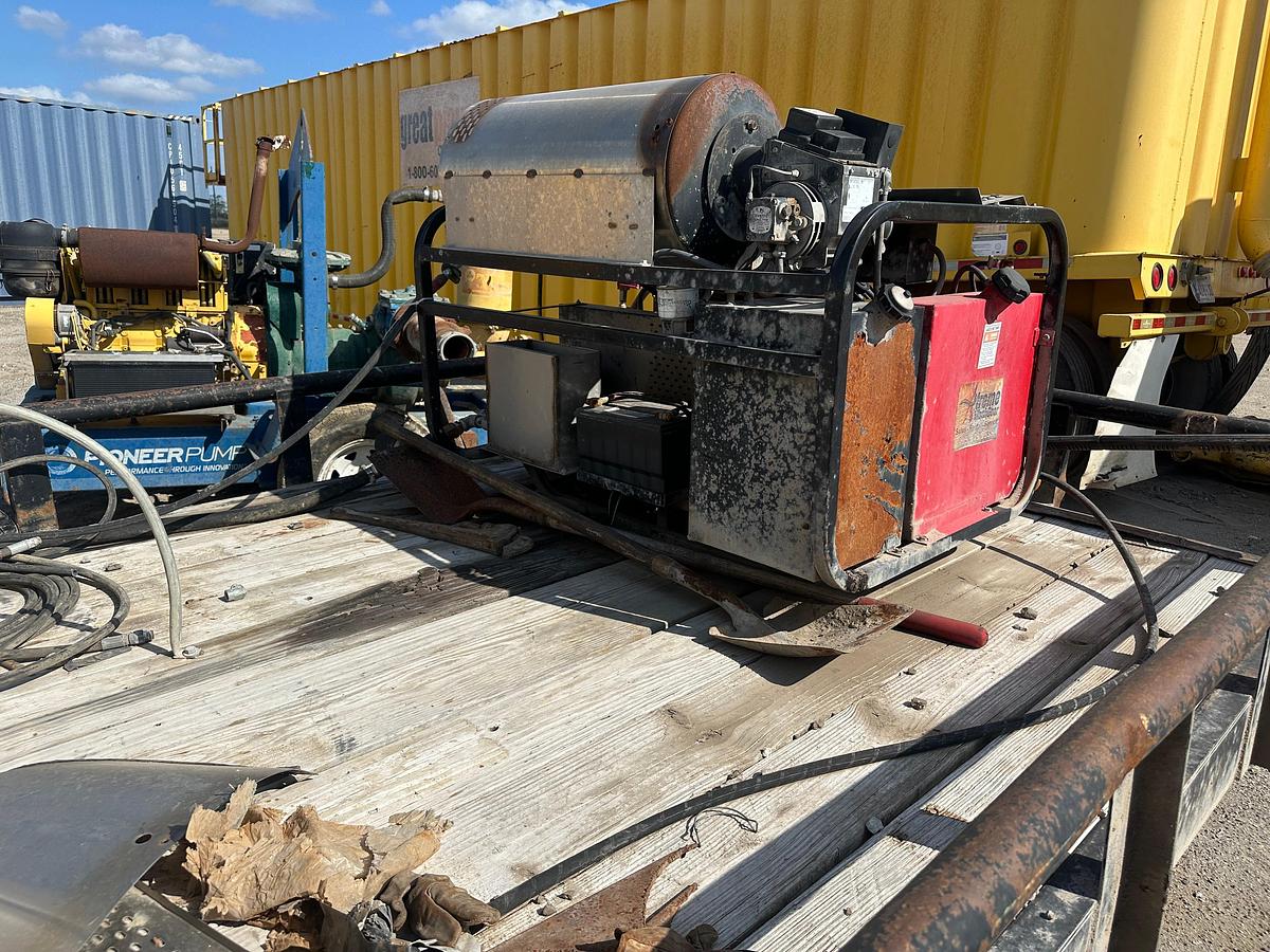 Used Lamar 16 Trailer with All American Pressure Washer and Water Tank