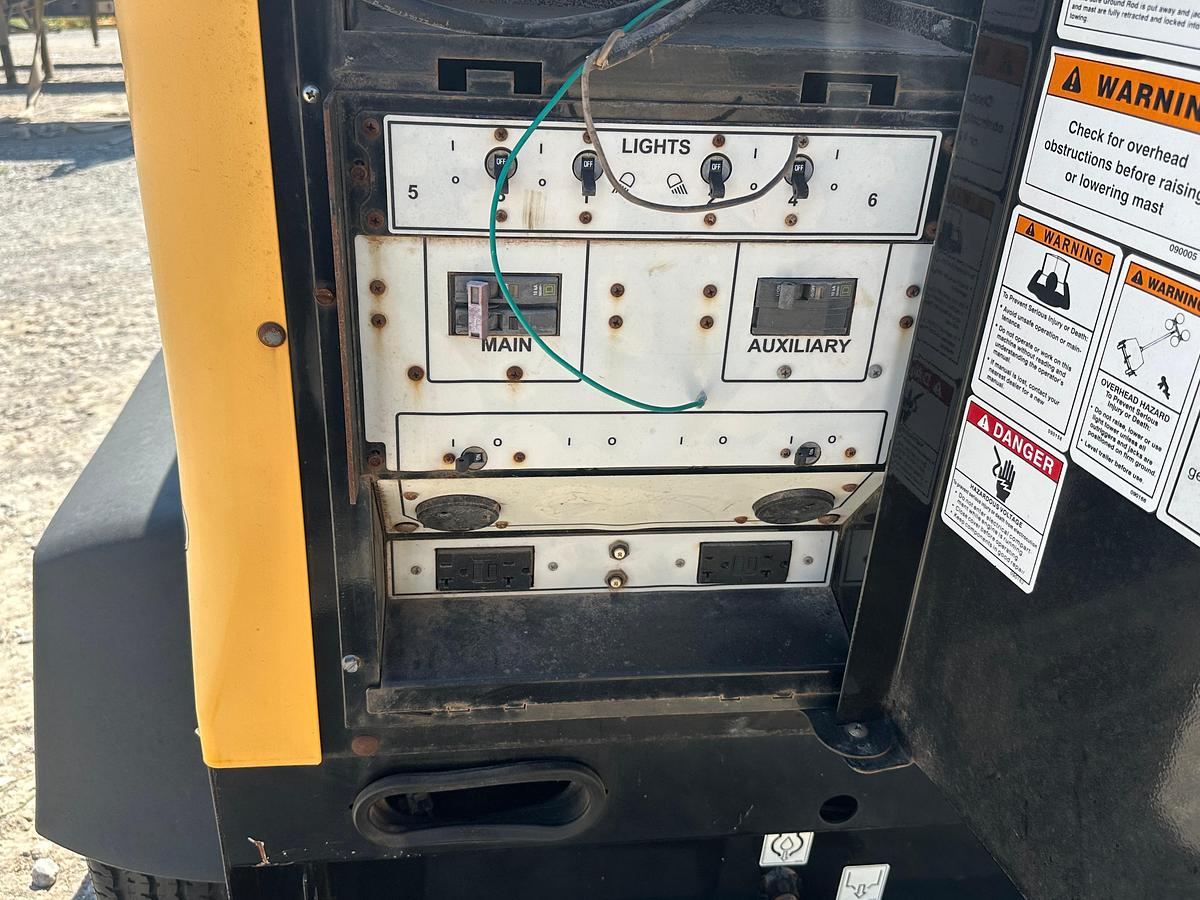 Used Allmand Maxi-Lite 2 20kw Light Plant with Isuzu Engine and Pancake Generator, Inoperable.