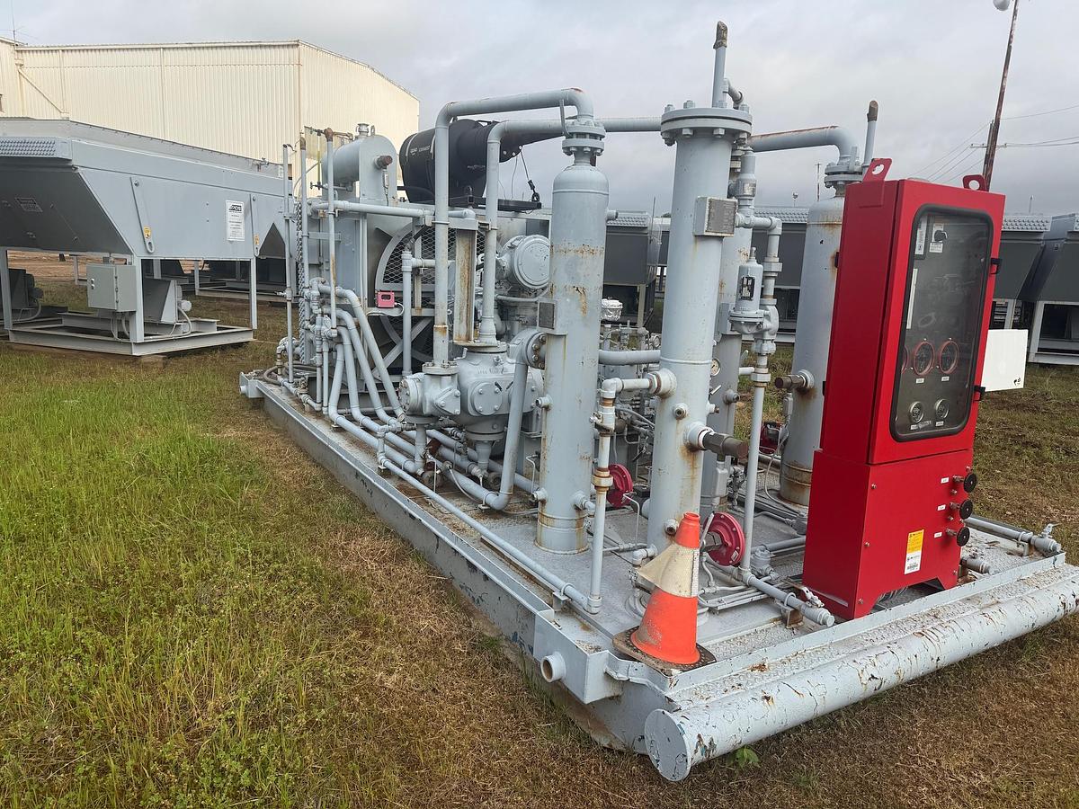 Used 2020 Engine-Driven Natural Gas Compressor, Skidded
