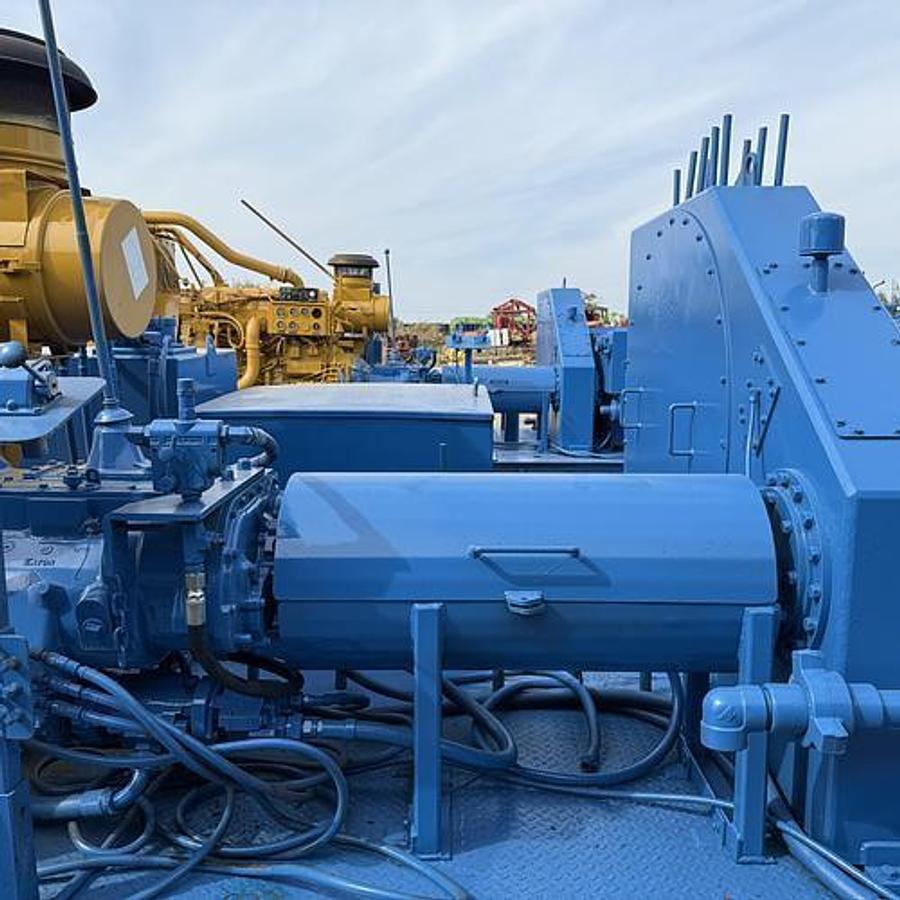 Used Kerr T-60 Triplex Mud Pump Powered by C15 Engine