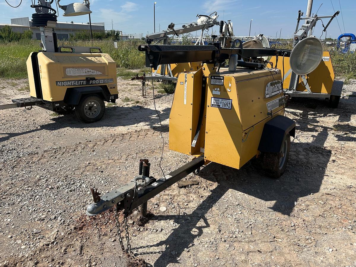 Used Allmand Night-Lite NL88 KW Light Plant with CAT Engine