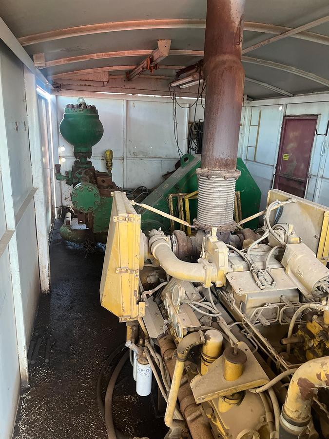 Used Gardner Denver PAH Triplex Pump - CAT 3412 Diesel Engine - Allison 5860 Transmission - Great Pump!