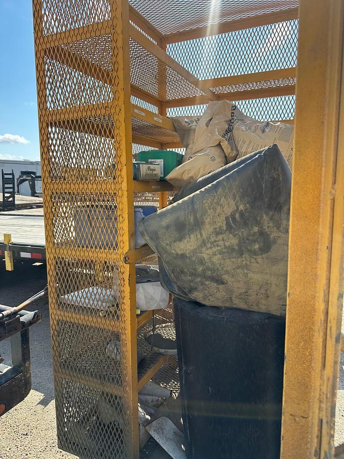 Used Tool Cage on Wheels
