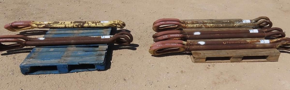 Used (2) 1 3/4" x 72" Elevator Links