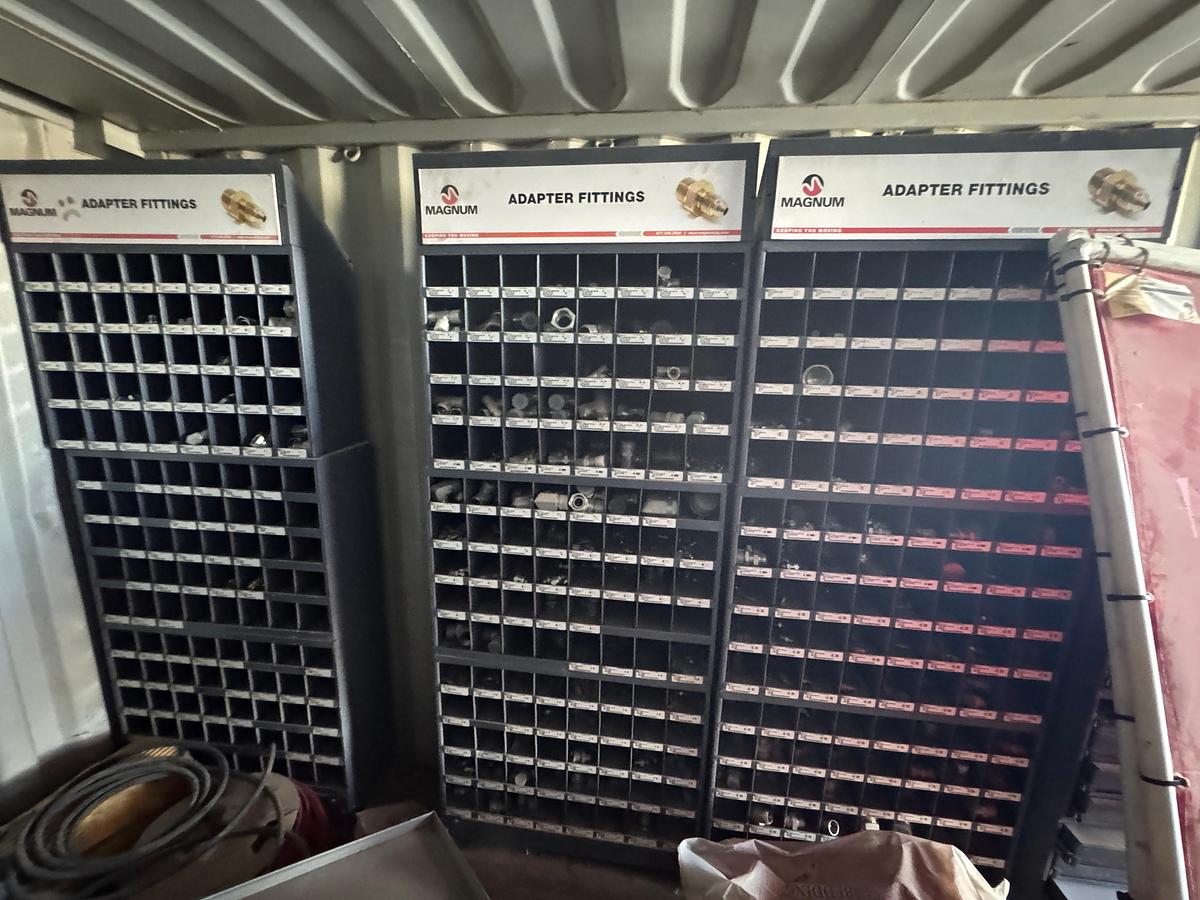 Used 20' Conex Shipping Container with Contents