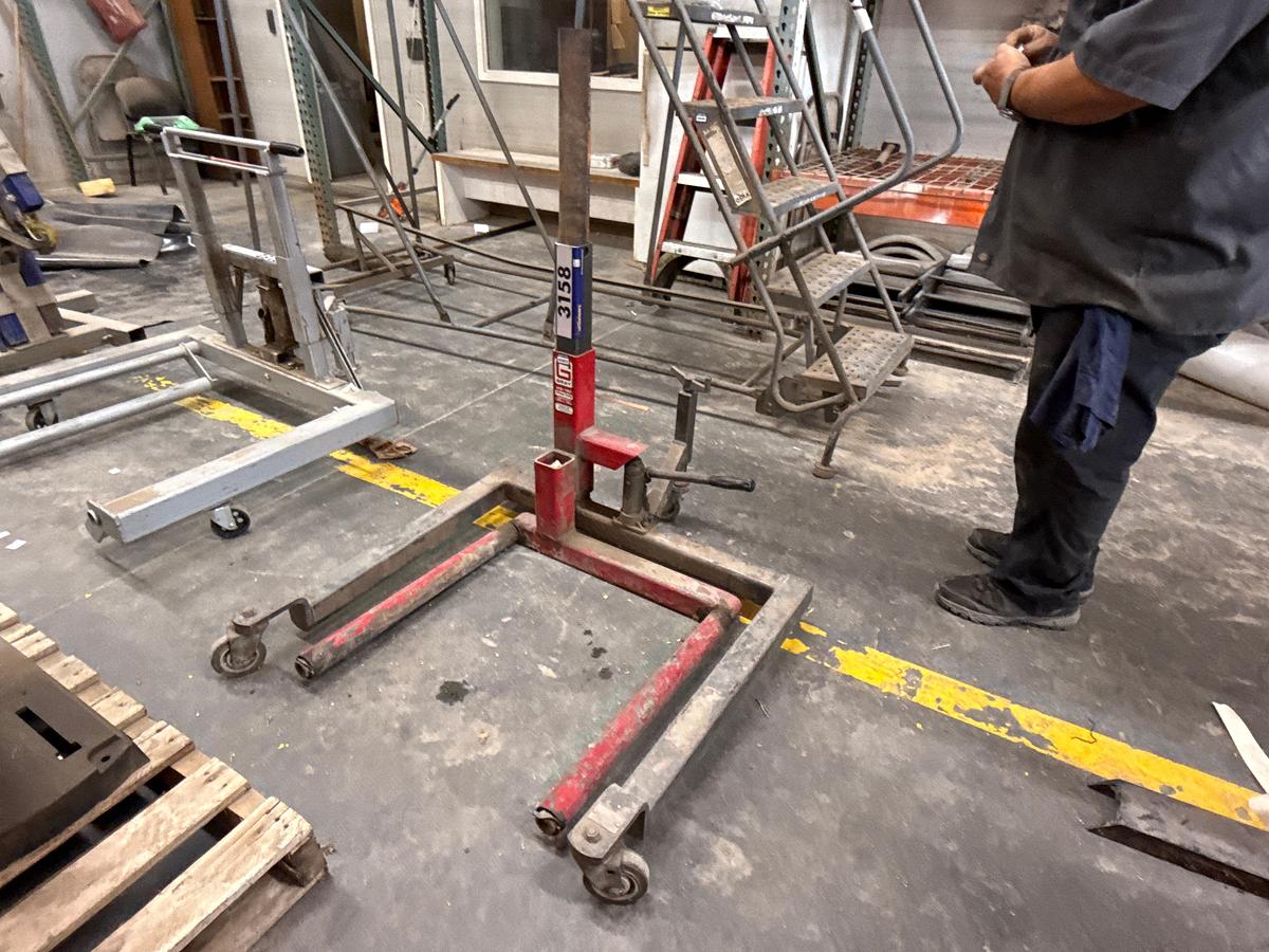 Used Gray Dual Wheel Dolly