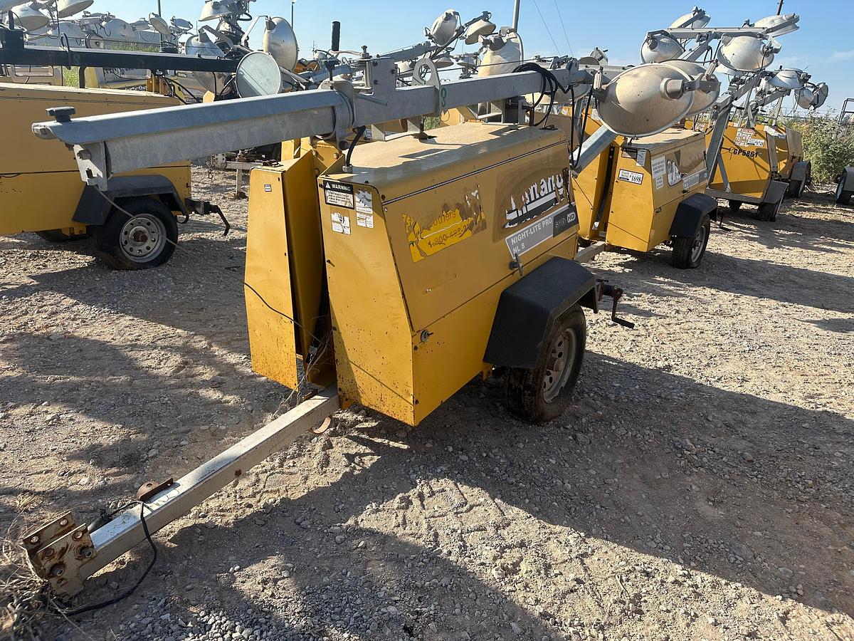 Used Allmand NightPro NL8 8kw Light Plant with CAT Engine