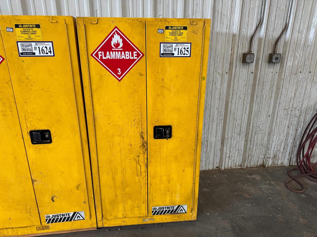 Used Flammable Cabinet with Fuel Tanks