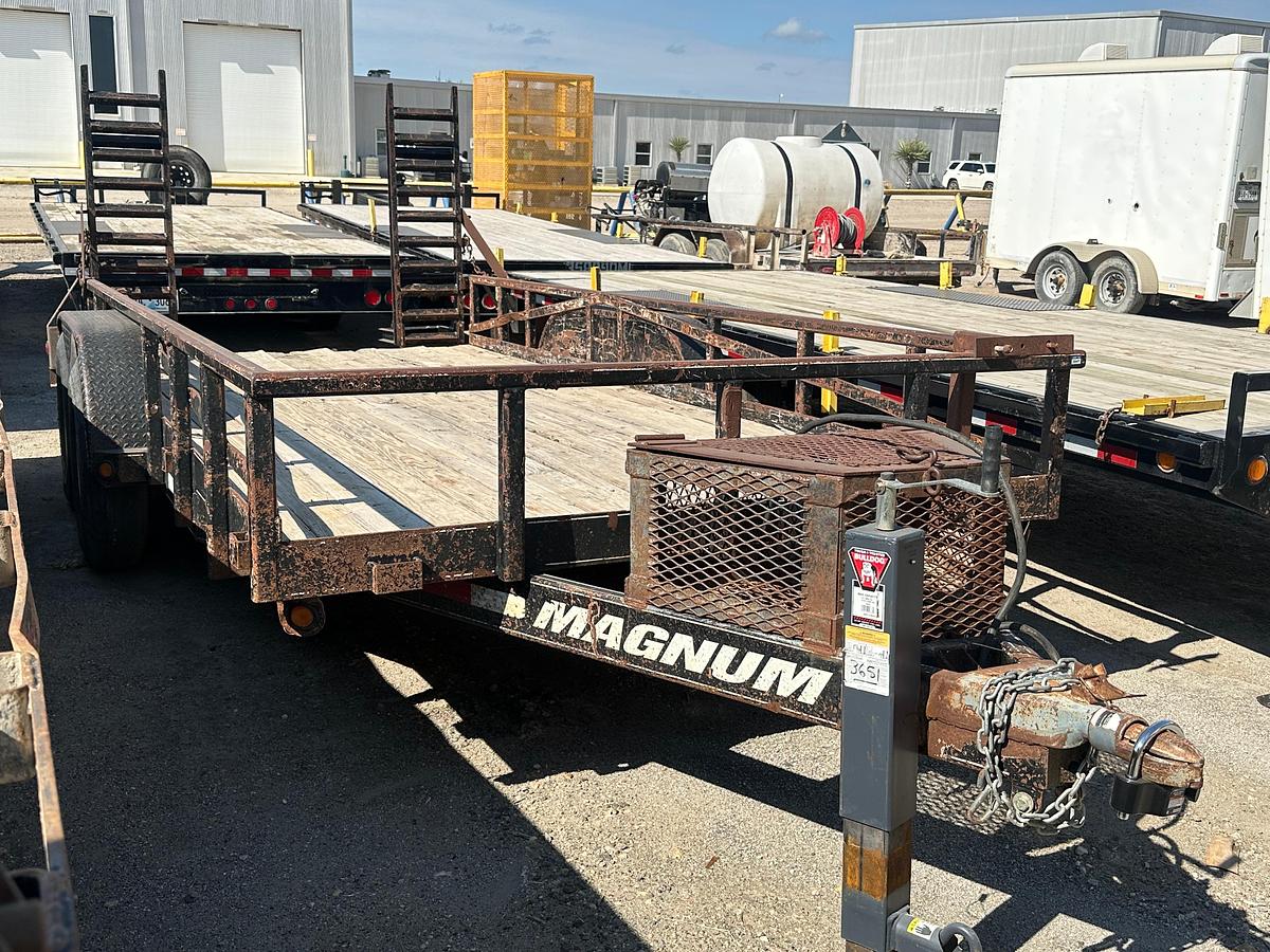 Used 16' Magnum Bumper Pull Trailer with Ramps