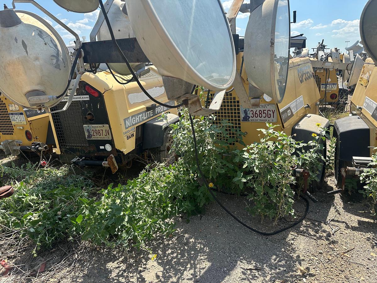 Used Allmand Night-Lite Pro NL 8 8KW Light Plant with CAT Engine