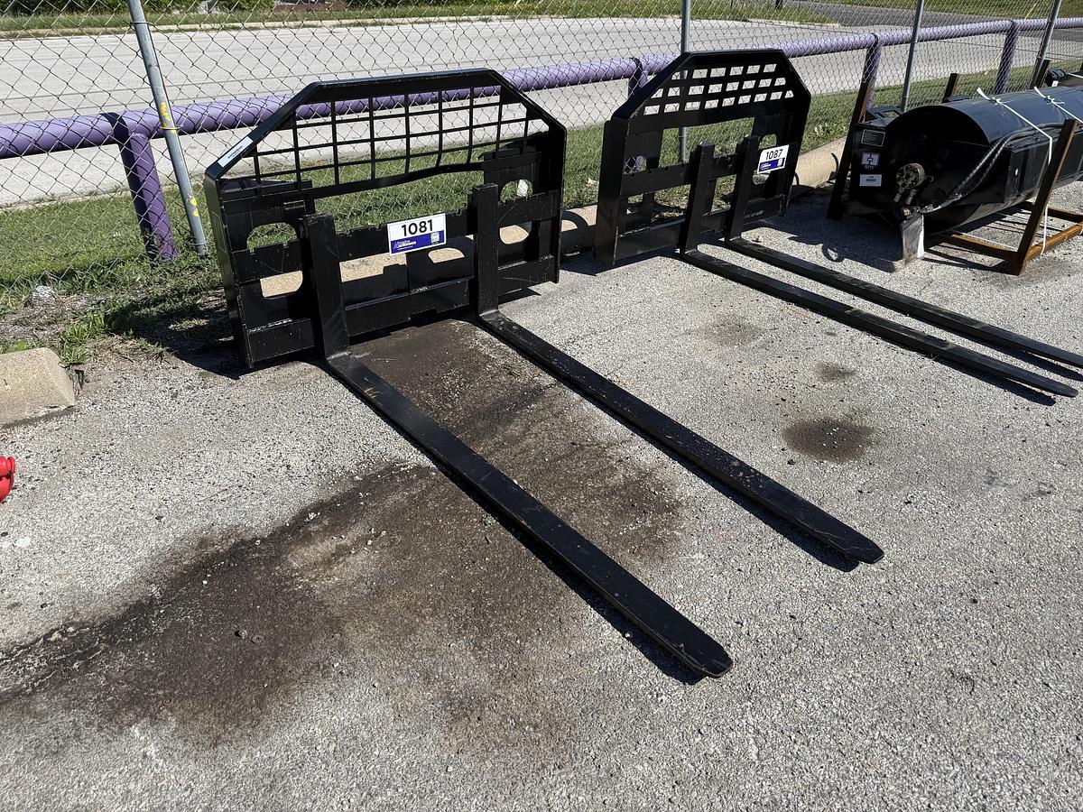 Used 2026 CAPTOK CK-DHC 60in Forks Skid Steer Attachment (UNUSED)