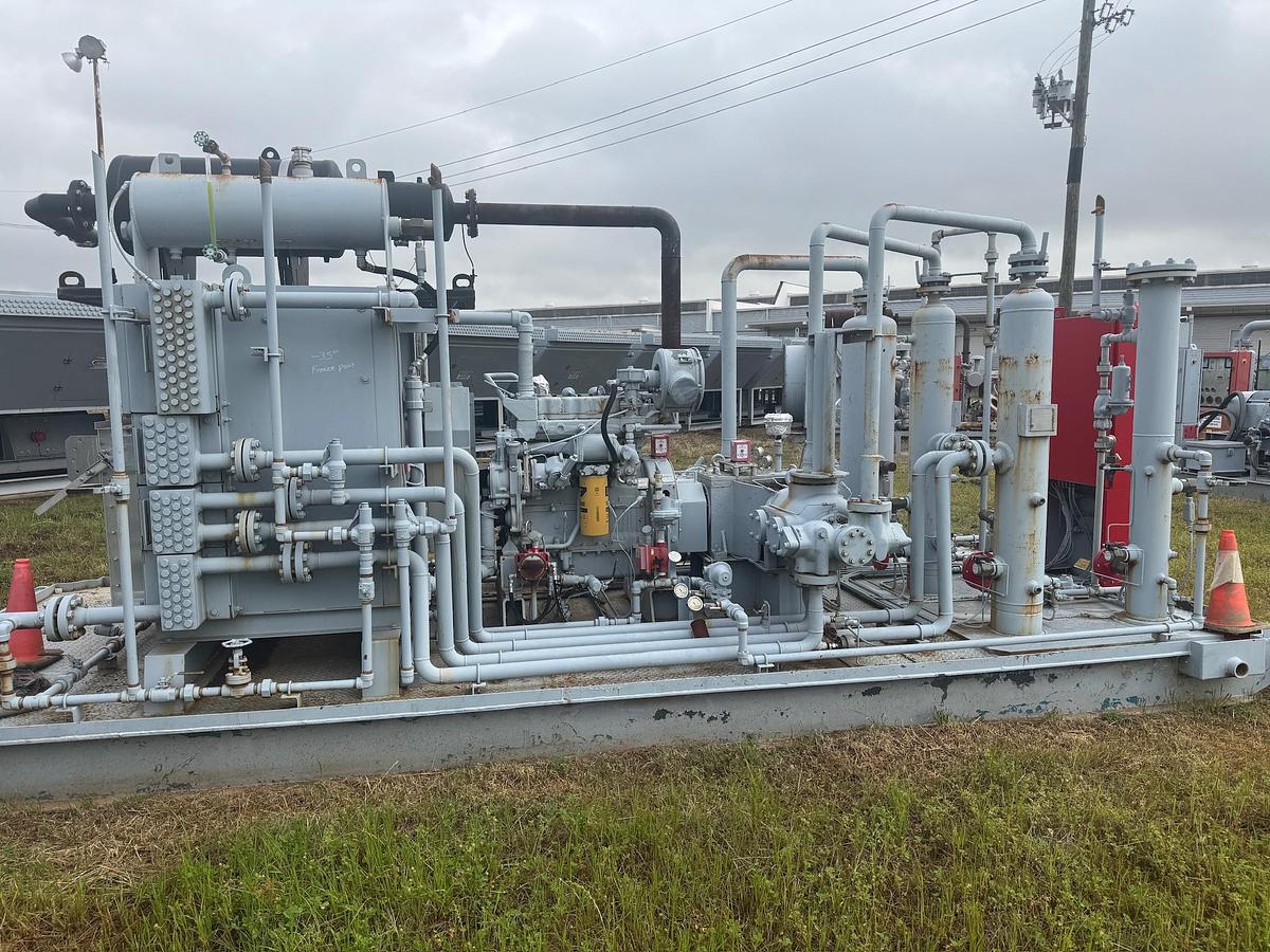 Used 2020 Engine-Driven Natural Gas Compressor, Skidded