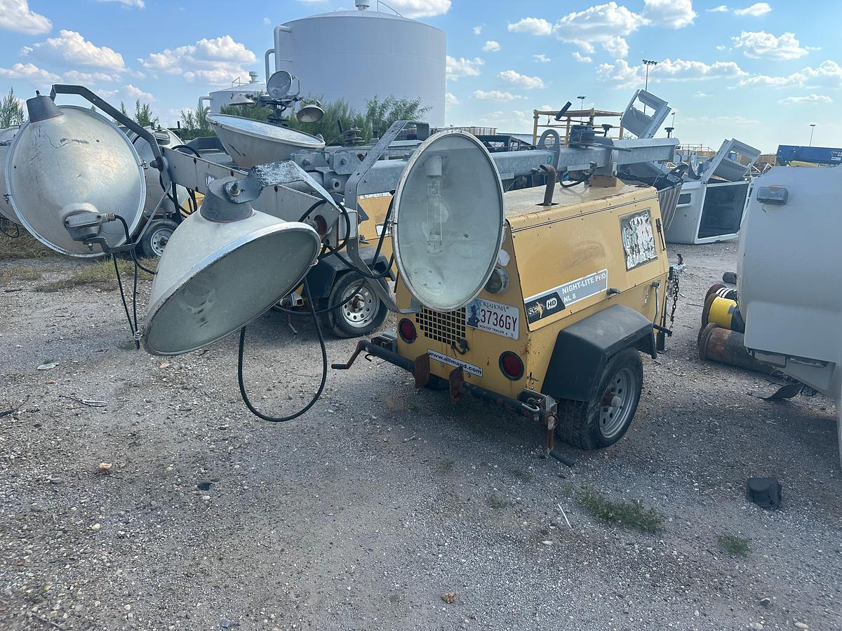 Used Allmand Night-Lite Pro NL 8 8KW Light Plant with CAT Engine