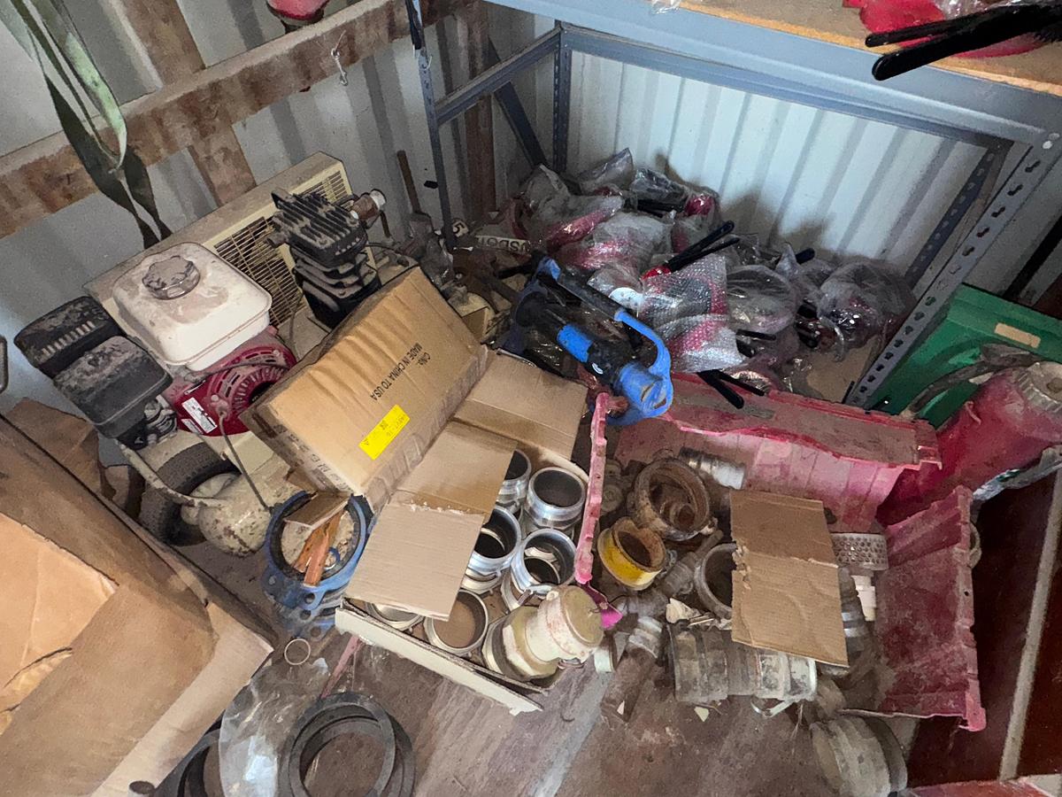 Used 20' Conex Shipping Container with Contents