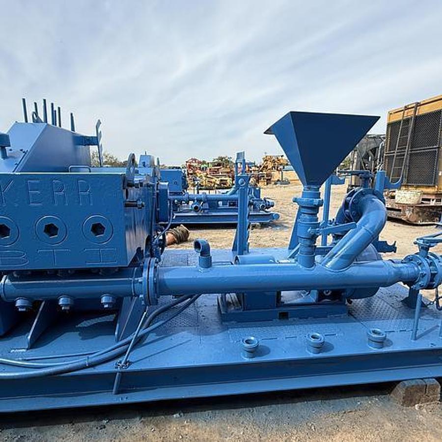Used Kerr T-60 Triplex Mud Pump Powered by C15 Engine