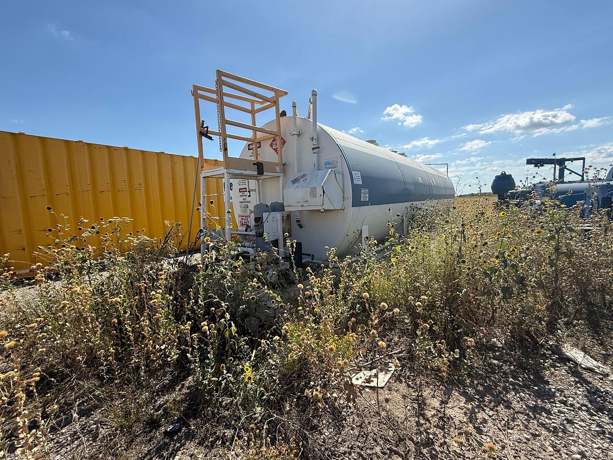 Used APPROX. 10,000 Gallon Diesel Tank - Skidded