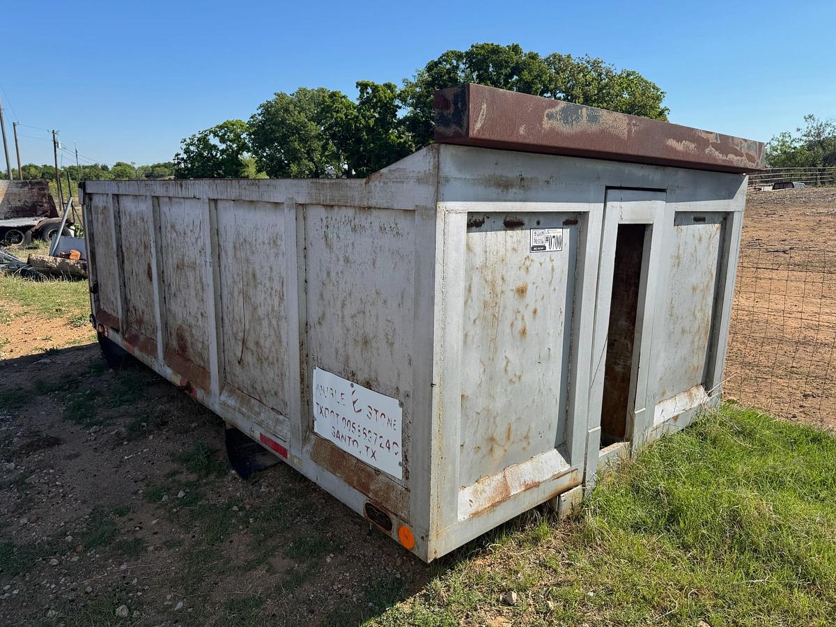 Used Heavy-Duty Steel Transport Dump Box