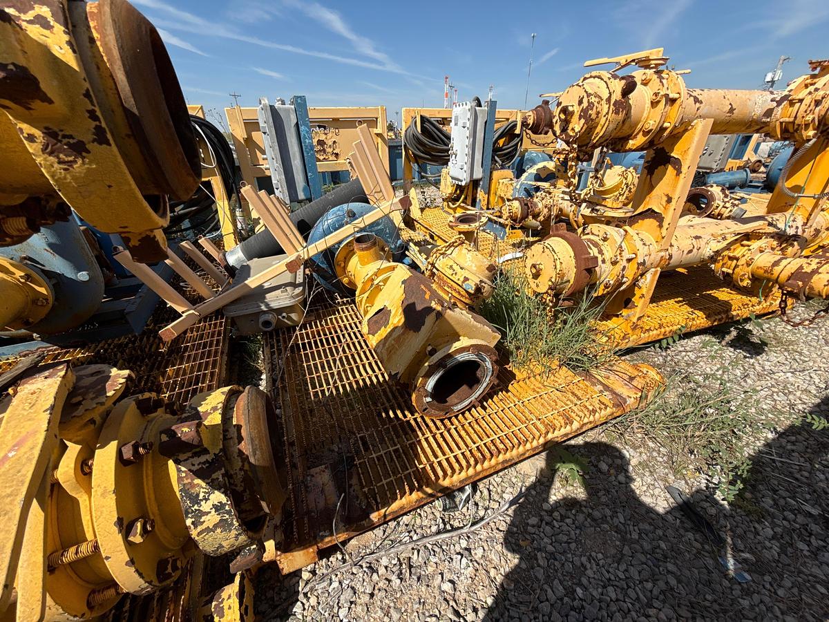 Used 8x6x14 Transfer Pump on a Skid