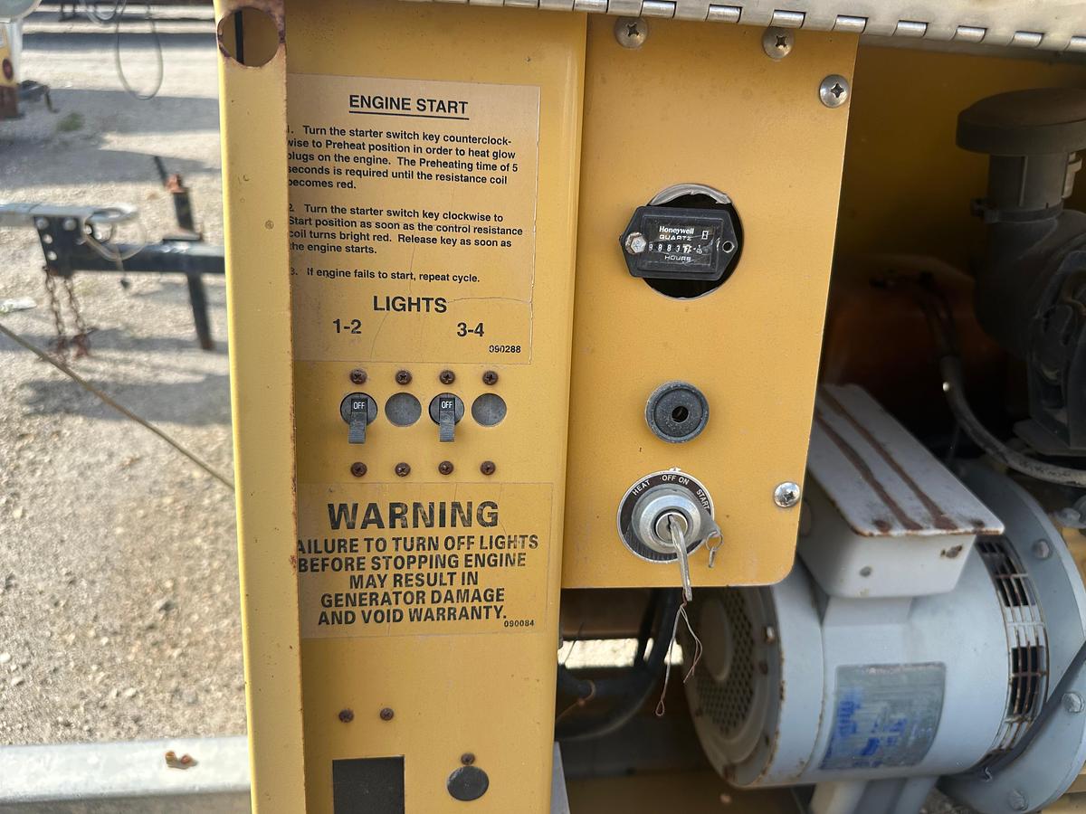 Used Allmand Night-Lite Pro NL 8 8KW Light Plant with CAT Engine