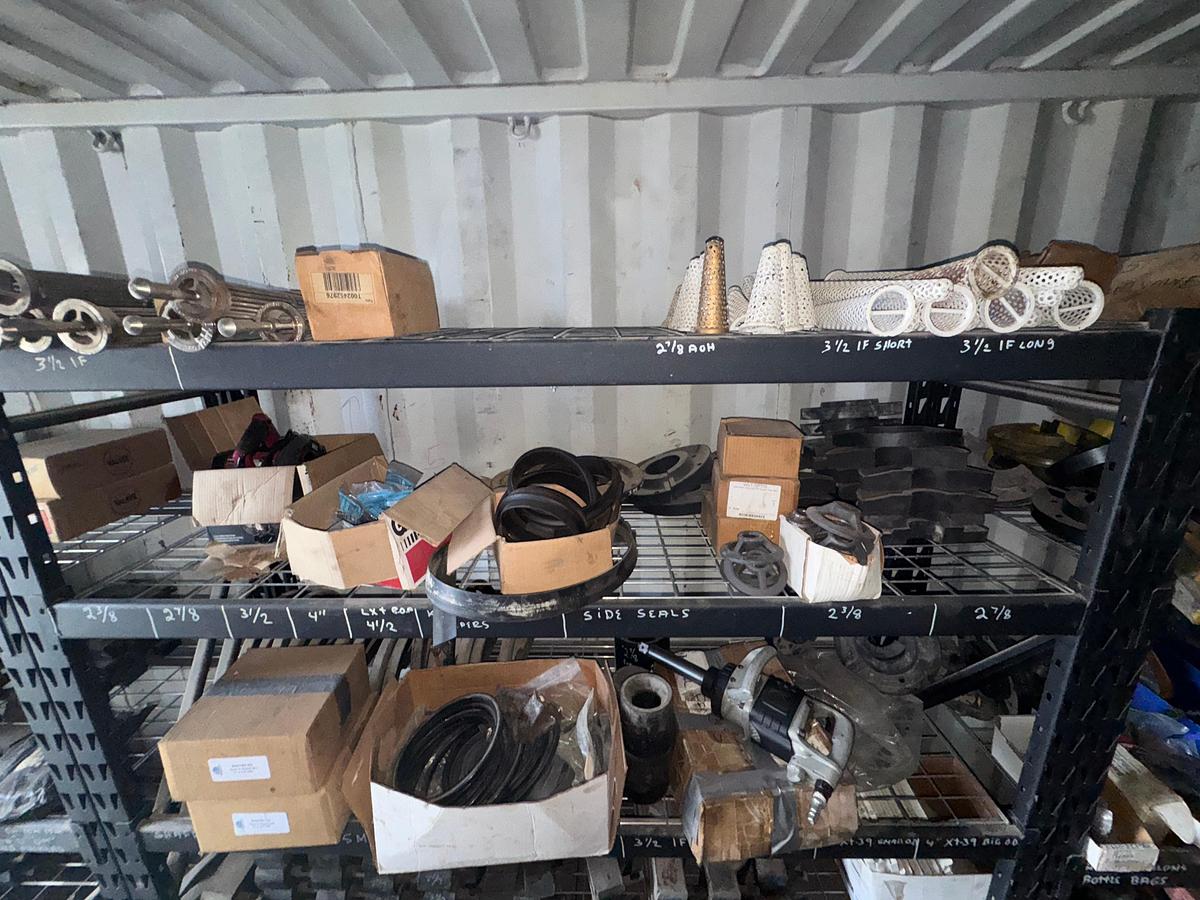 Used 20' Conex Shipping Container with Contents