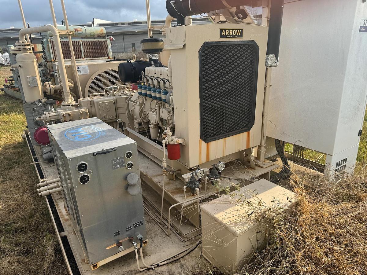 Used 2018 Arrow Engine-Driven Reciprocating Natural Gas Compressor Package