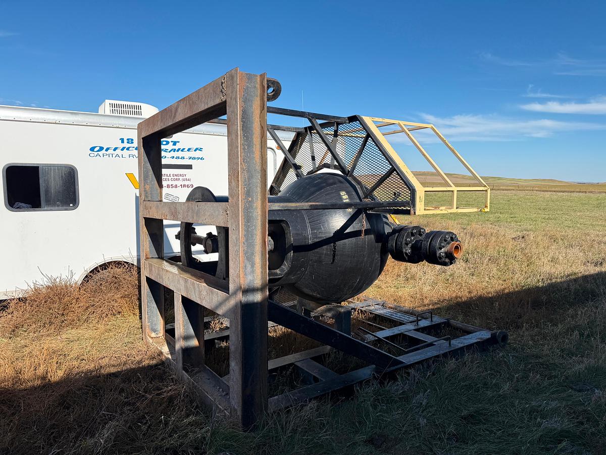 Used 1 M3 5000 PSI Skid Mounted Sand Separator