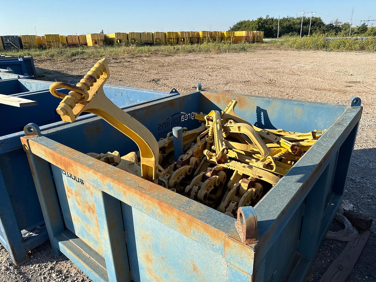 Used Steel Tub With (6) Sets of Rotary Tongs