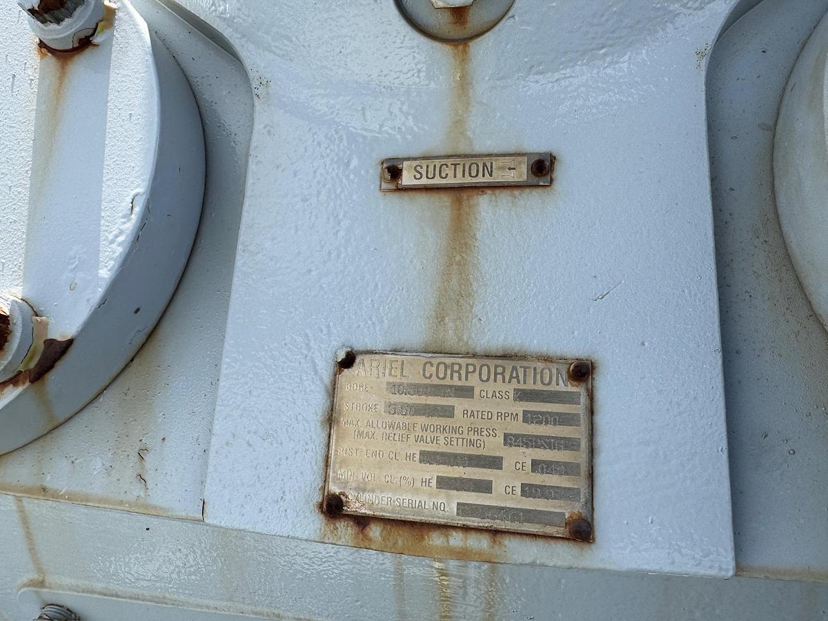 Used 2022 Ariel Natural Gas Compressor Package, Skidded