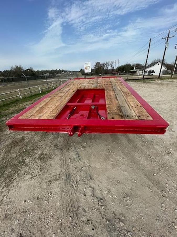 Used 2010 Load King Tri/A, 4th Axle Flip Folding Neck Gooseneck Lowboy Trailer