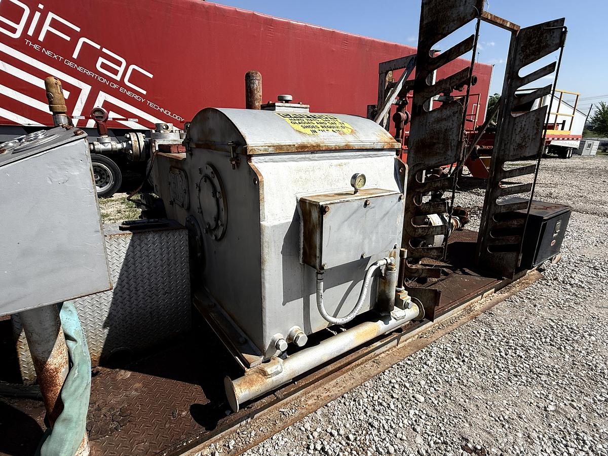 Used EWS 440 5K WP Triplex Well Service Pump Skidded P/B Detroit Series 60