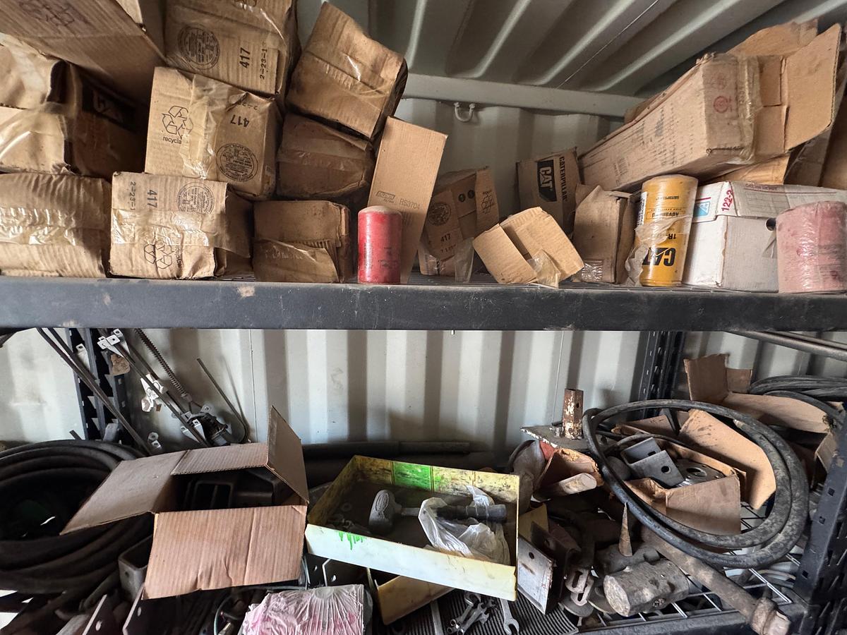 Used 20' Conex Shipping Container with Contents