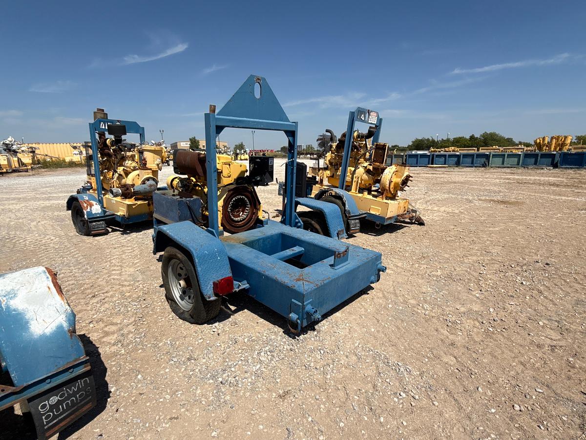 Used Deutz Diesel Engine on a Trailer