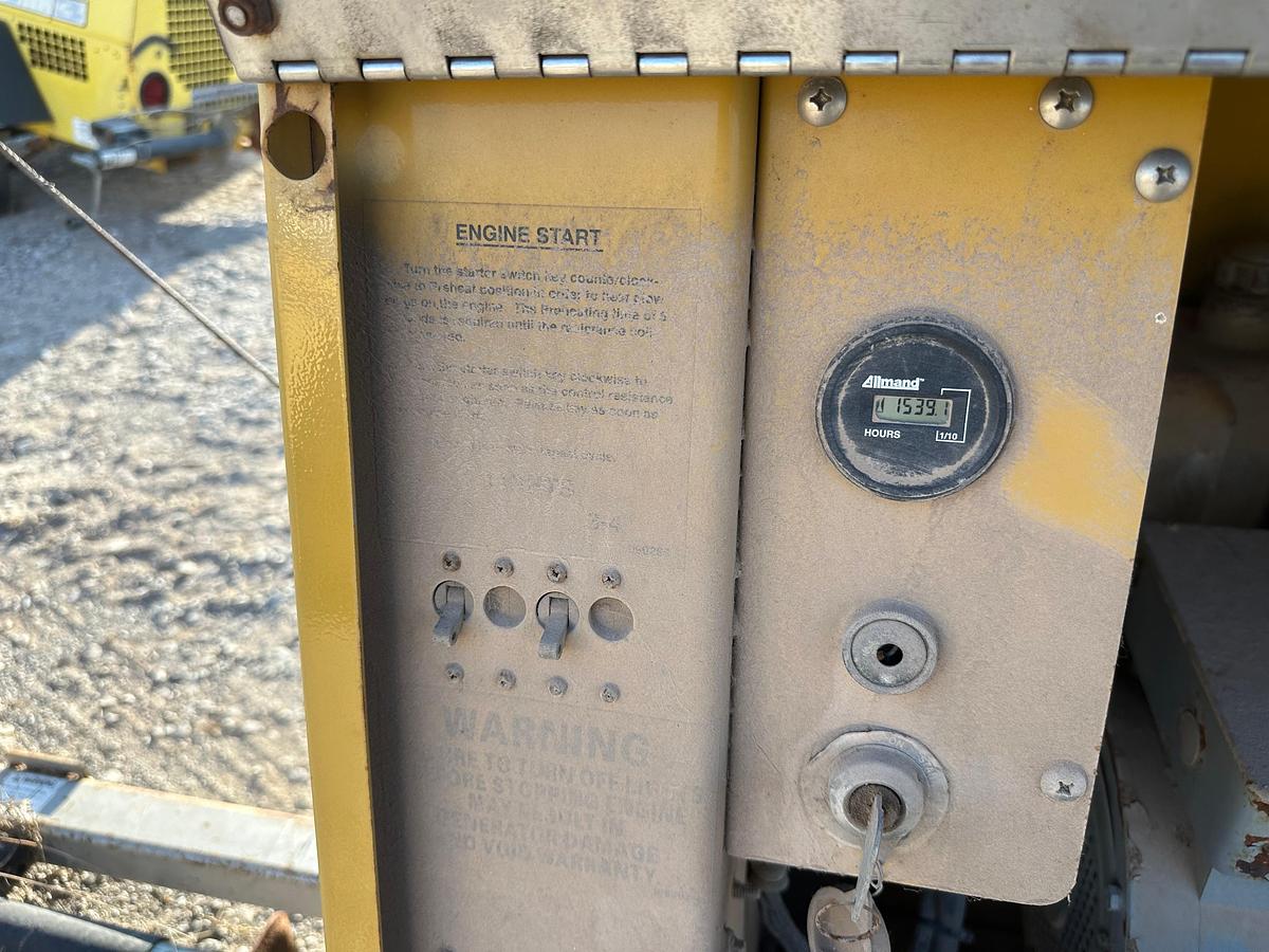 Used Allmand NightPro NL8 8kw Light Plant with CAT Engine