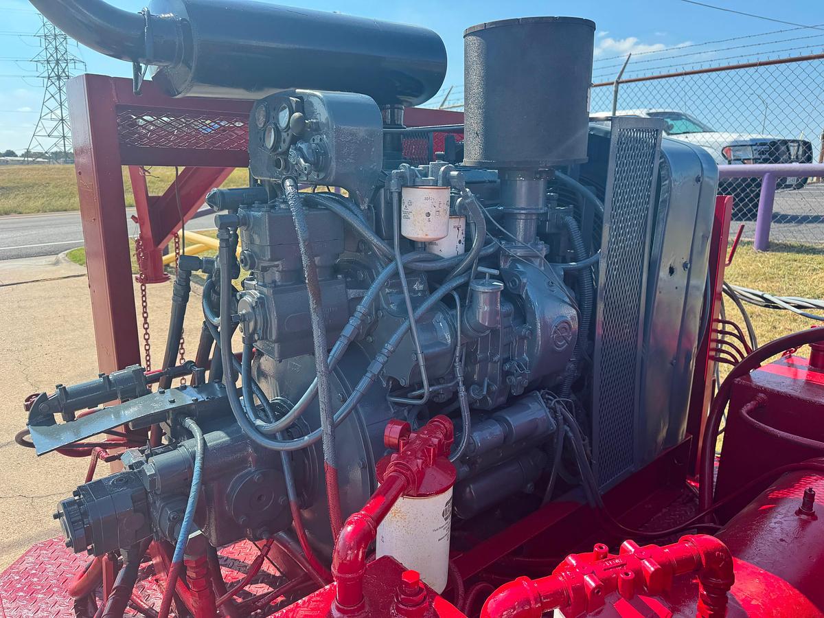 Used EVCO 85 Ton Power Swivel MTD. on 19 Tandem Axle Gooseneck Trailer