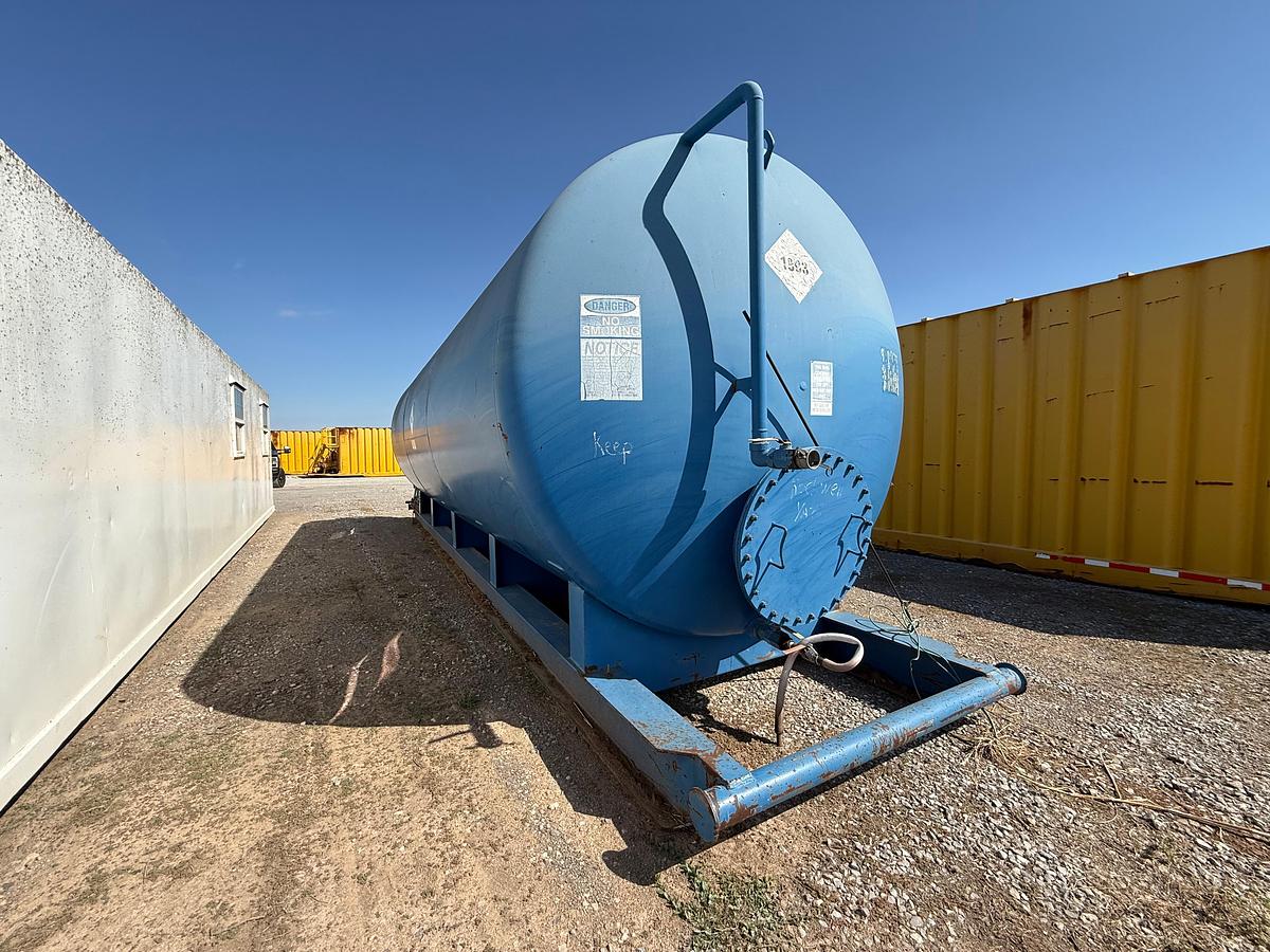 Used J & J Steel 10,000 GAL Skidded Fuel Tank