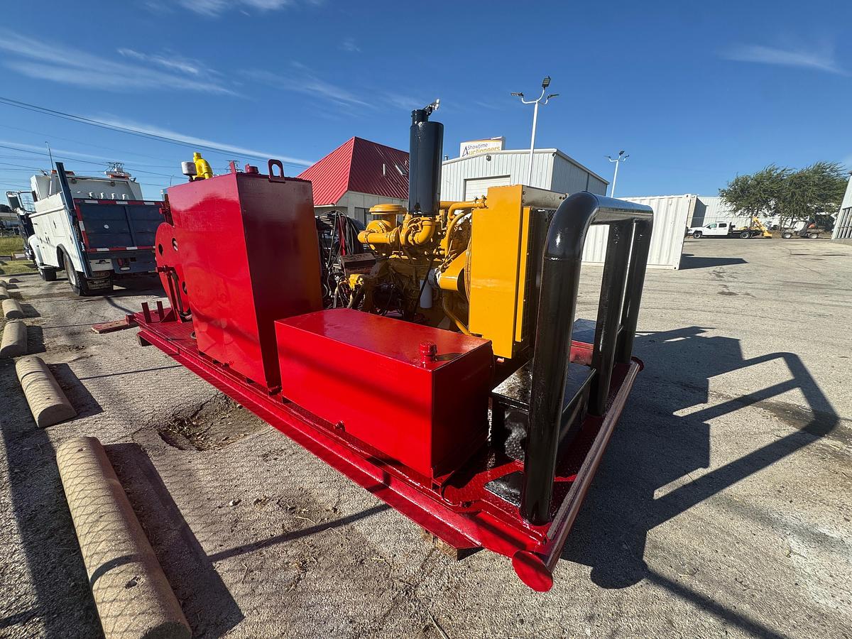 Used Bowen 120 Ton 3.5 Power Swivel P/B CAT 3126 Diesel Engine, Skidded