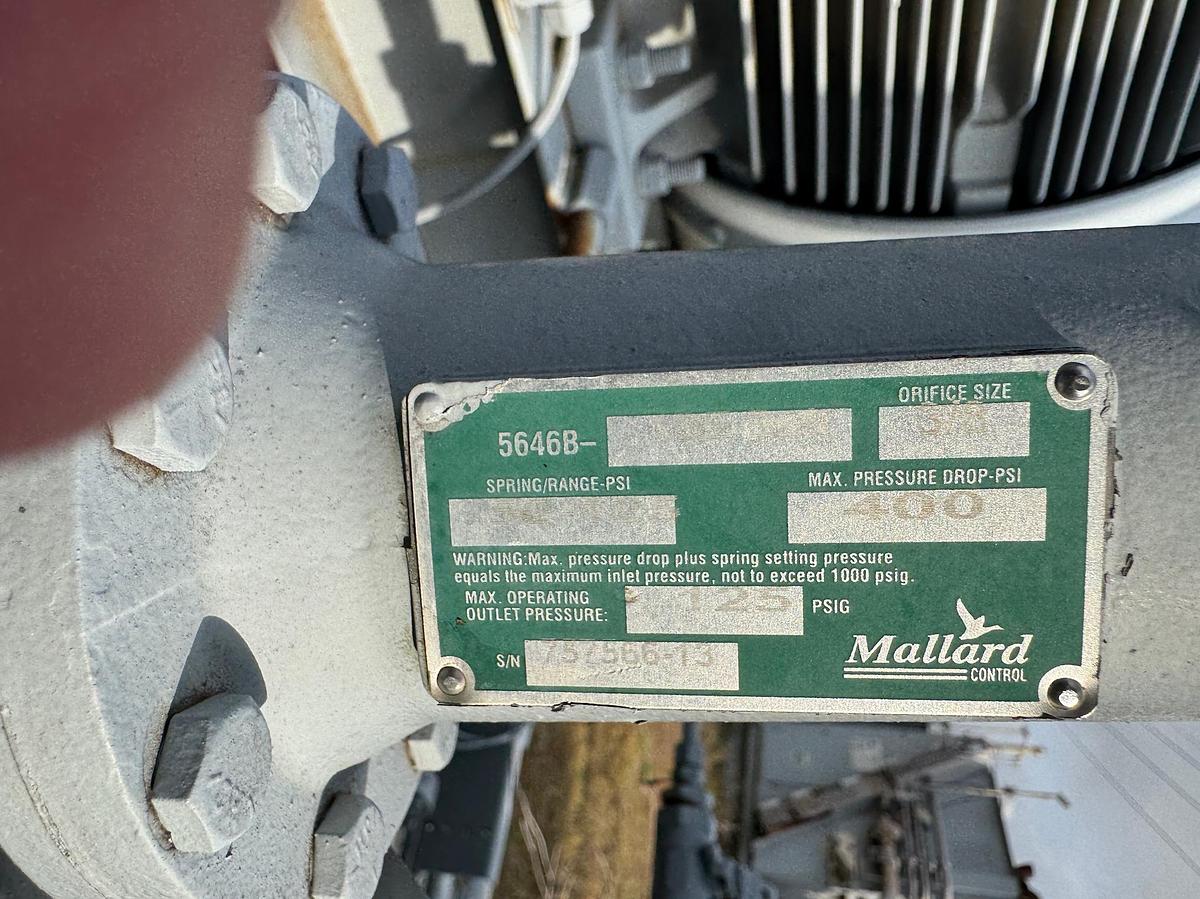 Used Electric Natural Gas Compressor Skid with Separator and Aftercooler