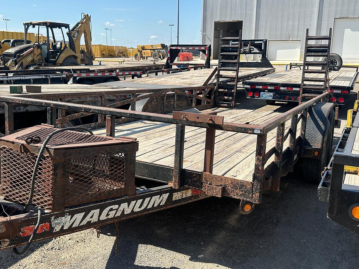 Used 16' Magnum Bumper Pull Trailer with Ramps