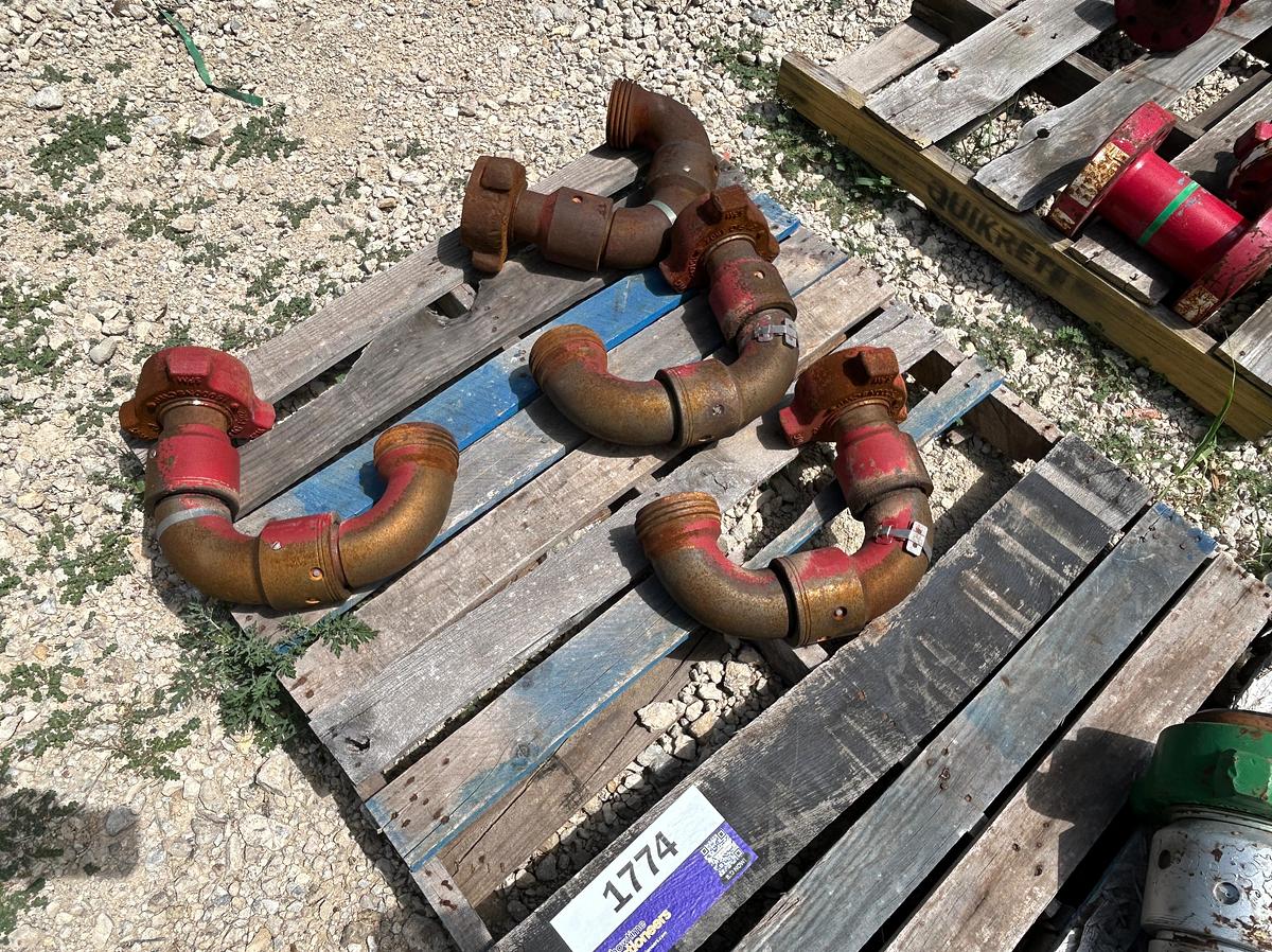Used (4) Elbow Fittings