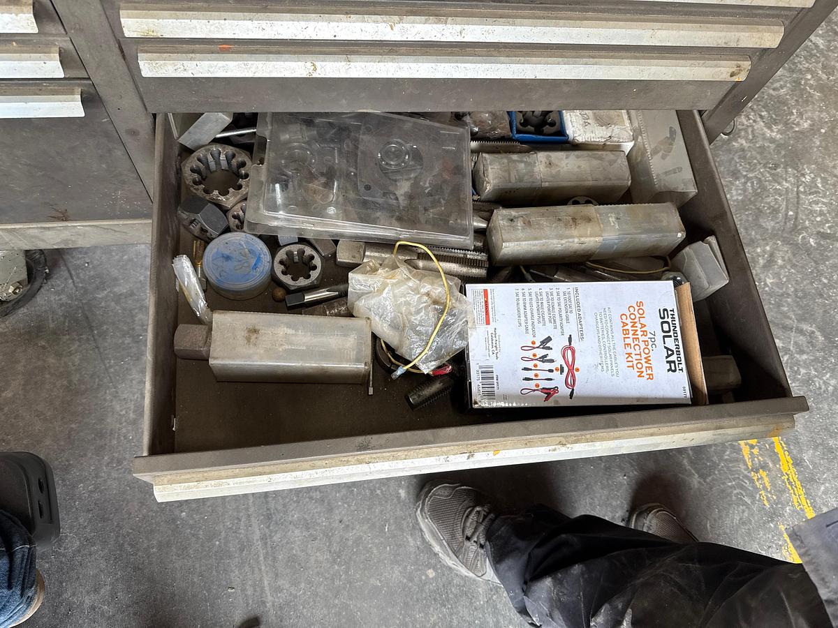 Used Kennedy Tool Box with Miscellaneous Tools