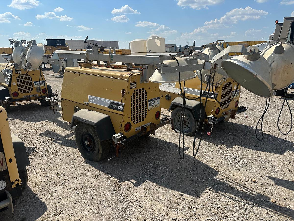 Used Allmand Night-Lite Pro NL 8 8KW Light Plant with CAT Engine